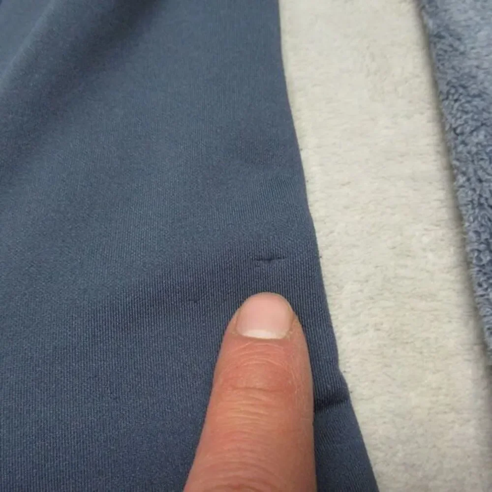 Mountain Hardwear Pyxis Fleece Women Medium Blue Gray‎ Stretch Full Zip READ